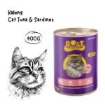 BOLT Cat Kaleng Tuna and Sardines - 400GR