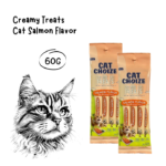 CAT CHOIZE Creamy Treats Salmon Flavor - 60GR