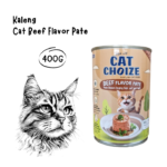 CAT CHOIZE Kaleng Beef Flavor Pate - 400GR