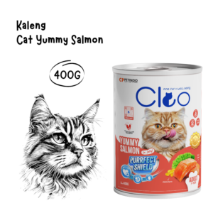 Cleo Kaleng Yummy Salmon 400gr