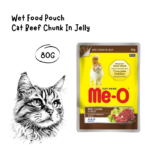 ME-O Pouch Beef Chunk In Jelly - 80GR