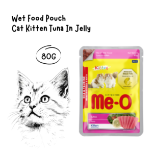Me-o Pouch Kitten Tuna In Jelly 80gr