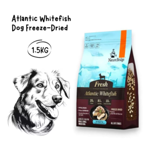 Nature Bridge Atlantic Whitefish Dog Freeze Dried 1,5kg