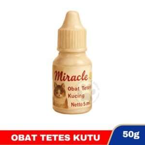 MIRACLE Obat Tetes Kutu Bulu / Kulit Untuk Hewan Peliharaan Kucing Anjing Termurah