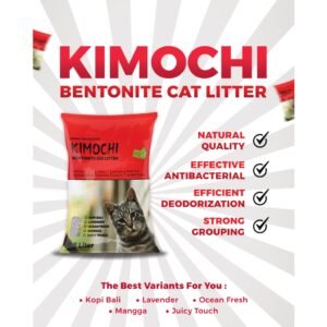 Pasir Gumpal Wangi Kimochi Cat Litter 5.5 Liter
