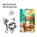CRYSTAL DOG Pouch Chicken and Vegetables - 80GR