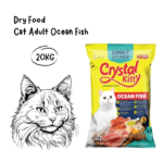CRYSTAL KITTY Adult Ocean Fish Karung - 20KG
