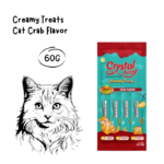 CRYSTAL KITTY Creamy Treats Crab Flavor - 60GR