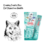 CRYSTAL KITTY Creamy Treats Plus Functional Digestive - 60GR