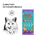 CRYSTAL KITTY Creamy Treats Tuna With Mackerel - 60GR
