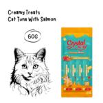 CRYSTAL KITTY Creamy Treats Tuna With Salmon - 60GR