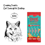 CRYSTAL KITTY Creamy Treats Tuna With Scallop - 60GR