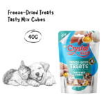 CRYSTAL KITTY Freeze Dried Treats Tasty Mix Cubes - 40GR
