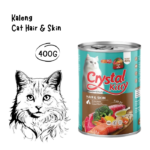 CRYSTAL KITTY Kaleng Hair and Skin - 400GR