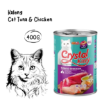 CRYSTAL KITTY Kaleng Tuna and Chicken - 400GR