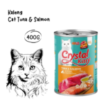 CRYSTAL KITTY Kaleng Tuna and Salmon - 400GR