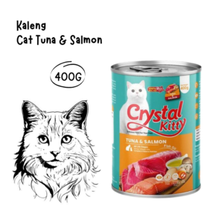 Crystal Kitty Kaleng Tuna and Salmon 400gr
