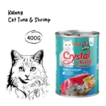 CRYSTAL KITTY Kaleng Tuna and Shrimp - 400GR