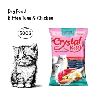 Crystal Kitty Kitten Tuna and Chicken Flavor 500gr