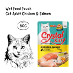CRYSTAL KITTY Pouch Chicken and Salmon - 80GR