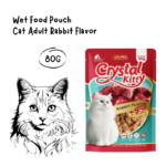 CRYSTAL KITTY Pouch Rabbit Flavor - 80GR