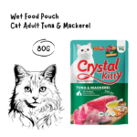 CRYSTAL KITTY Pouch Tuna and Mackerel - 80GR
