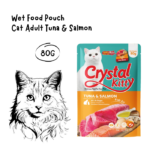 CRYSTAL KITTY Pouch Tuna and Salmon - 80GR