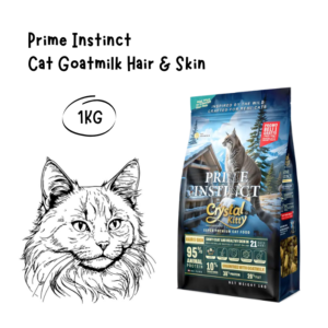 Crystal Kitty Prime Instinct Grainfree With Goatmilk Hair and Skin 1kg