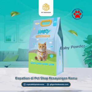 PASIR KUCING RASTY 5L RASTY CAT LITTER PASIR KUCING GUMPAL WANGI TERMURAH