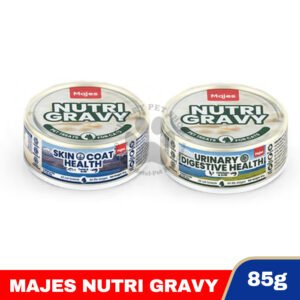 MAJES CAN NUTRI GRAVY 85GR Makanan Kaleng Basah Kucing All Varian Termurah