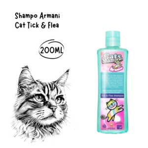 Armani Cat Shampoo Tick and Flea 200ml