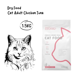 Coucou Cat Adult Chicken Tuna 1,5kg