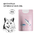 COUCOU Cat Pouch Salmon and Tuna In Jelly - 85GR
