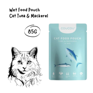 Coucou Cat Pouch Tuna and Mackerel 85gr