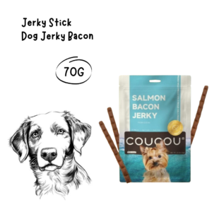 Coucou Dog Jerky Bacon 70gr
