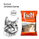 EXCEL Cat Kibble Segitiga Chicken Tuna Flavor - 500GR