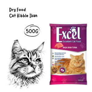 Excel Cat Ikan Tuna Kibble Ikan