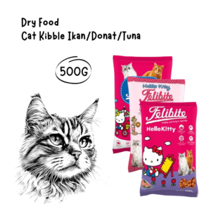 Felibite Cat Kibble Ikan Donat Tuna 500gr