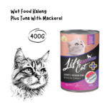 LIFE CAT Kaleng Plus Tuna With Mackerel - 400GR