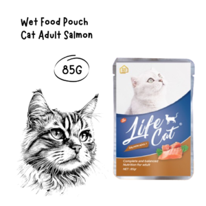 Life Cat Pouch Adult Salmon 85gr