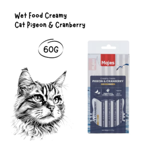 Majes Cat Creamy Treats Pigeon and Cranberry 60gr