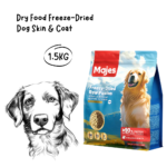 MAJES Dog Freeze Dried Skin and Coat Freshpack - 1,5KG