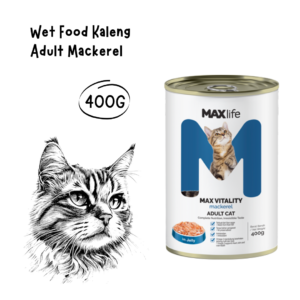 Maxlife Cat Kaleng Adult Mackerel 400gr