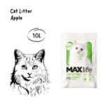 MAXLIFE Pasir Kucing Cat Litter Varian Apel - 10L