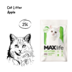 MAXLIFE Pasir Kucing Cat Litter Varian Apel - 25L