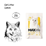 MAXLIFE Pasir Kucing Cat Litter Varian Lemon - 25L