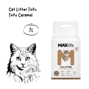 Maxlife Tofu Cat Litter Caramel 7L