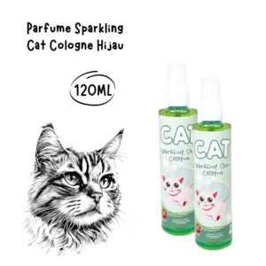 Parfume Kucing Sparkling Cologne Hijau 120ml