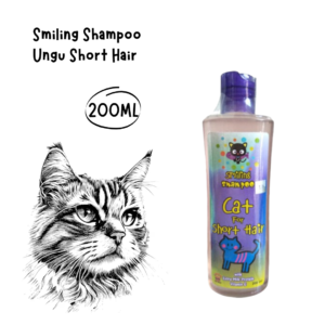 Smiling Cat Shampoo Ungu Short Hiar 200ml
