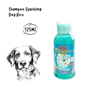 Sparkling Dog Shampoo Biru 125ml